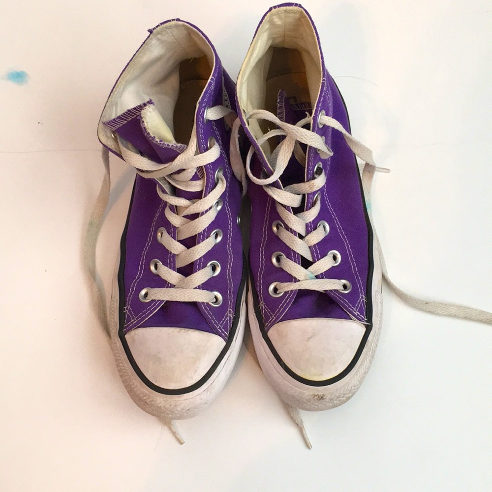 Purple Converse Sneakers